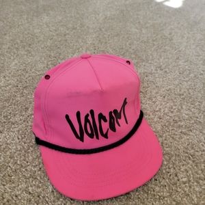 Volcom Hot Pink nylon hat